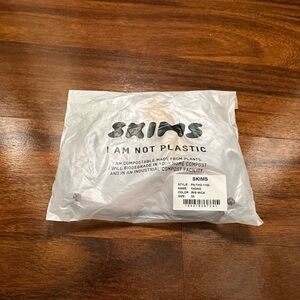 SKIMS 🩶 Logo Mesh Thong Panty Iris Mica 3X NWT